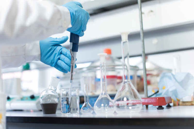 Scientist in lab